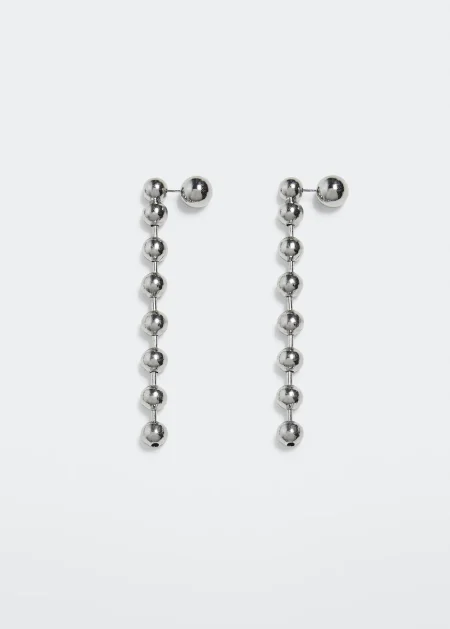 Faceted crystal hoop earrings